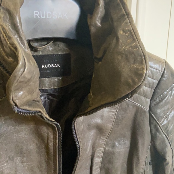 Rudsak Leather Jacket - Picture 4 of 5
